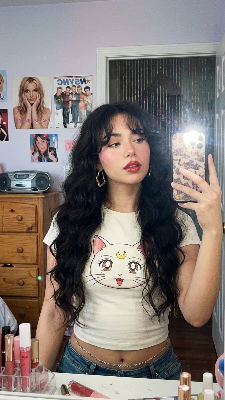 Casual early-2000s style portrait