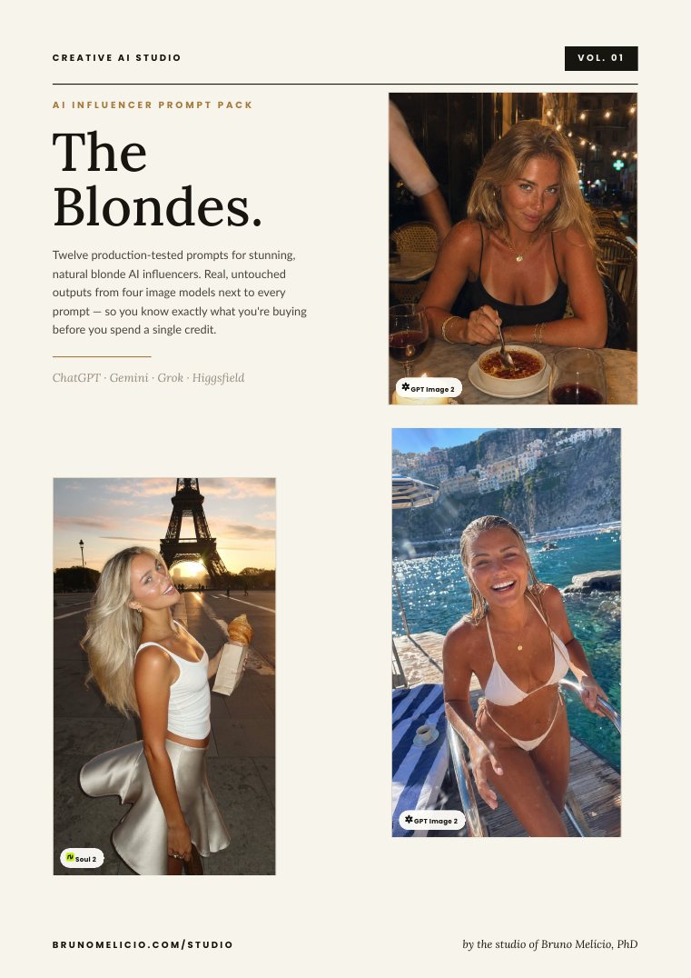The Blondes prompt pack cover